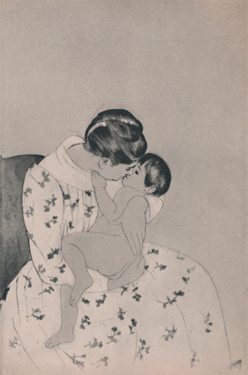 मदर एंड चाइल्ड, c.1890s, 1946 द्वारा मैरी कसाट