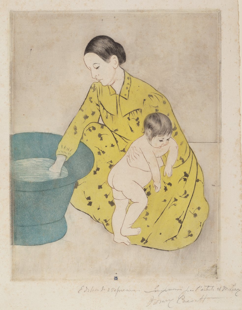 द बाथ, 1890-1891। द्वारा मैरी कसाट