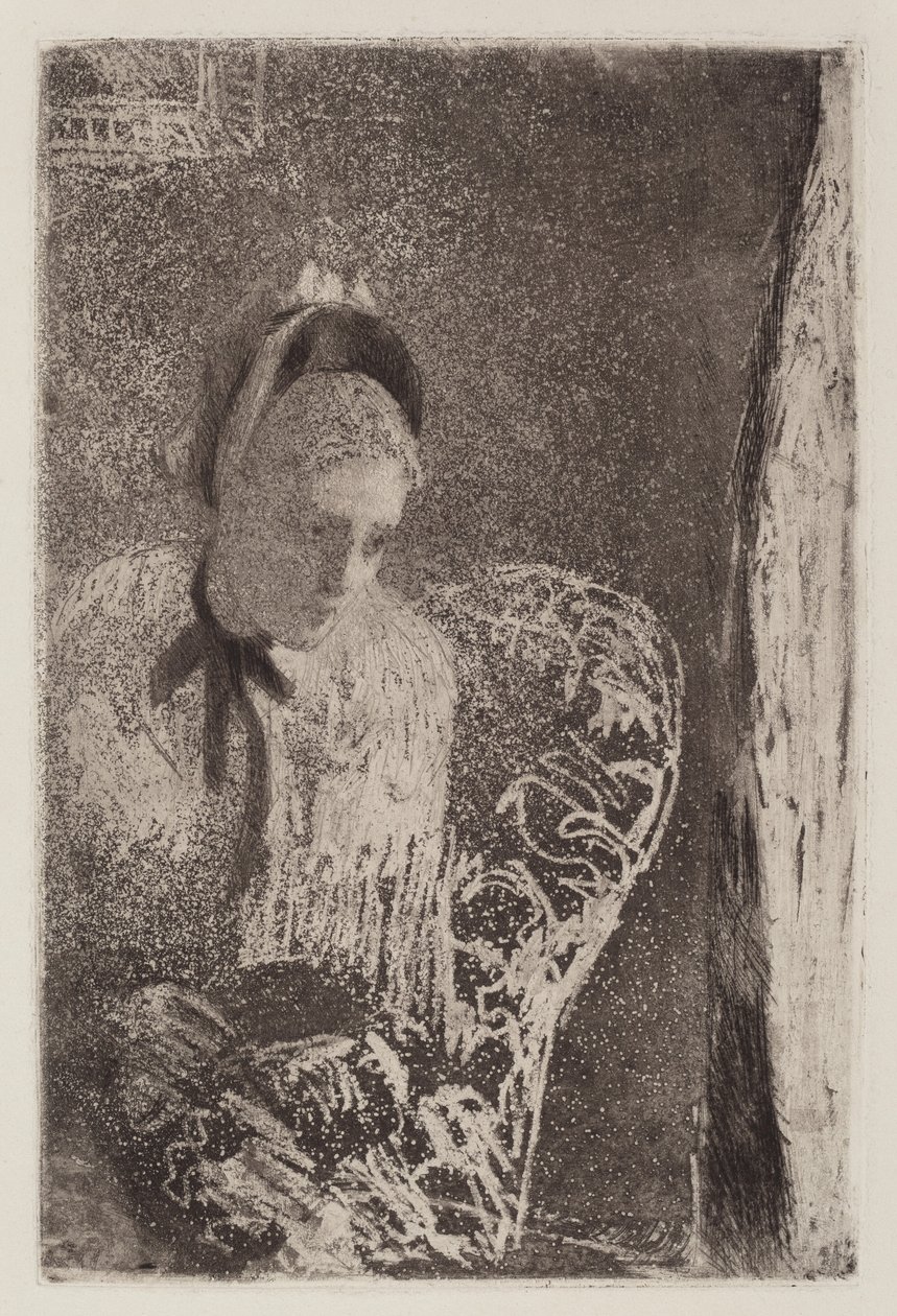 प्रतीक्षारत, सी. 1879. द्वारा मैरी कसाट