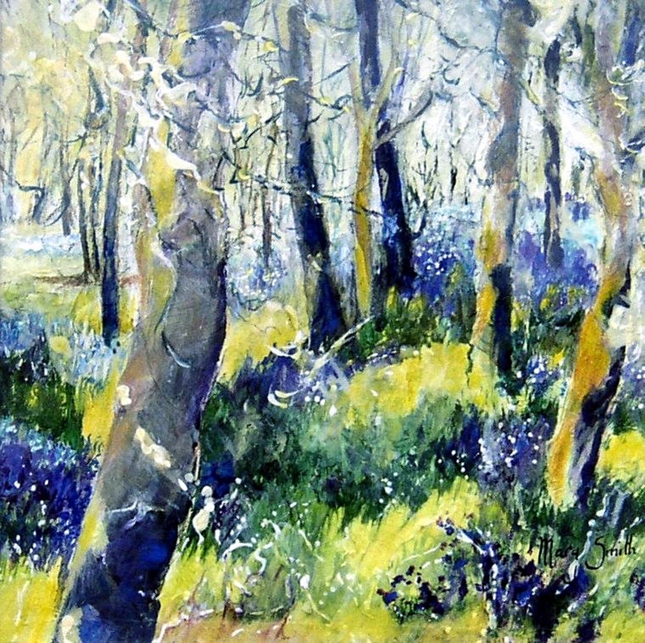 Bluebells और पीला द्वारा मैरी स्मिथ