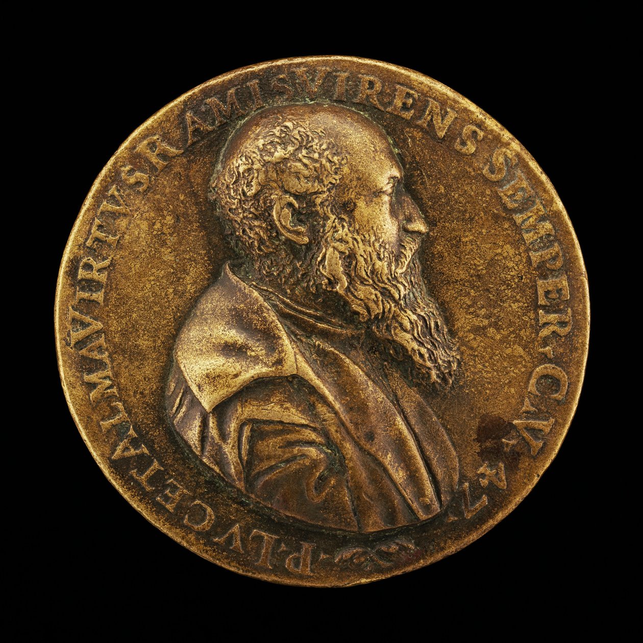 पिएत्रो लौरो, जन्म 1508, मोडनीज़ कवि और विद्वान [आगे], 1555। द्वारा मास्टर IAVF