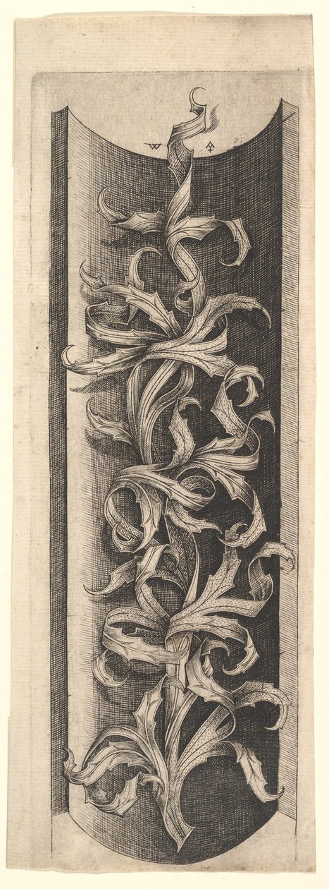 पर्ण आभूषण, ca. 1465-90। द्वारा कुंजी के साथ मास्टर डब्ल्यू