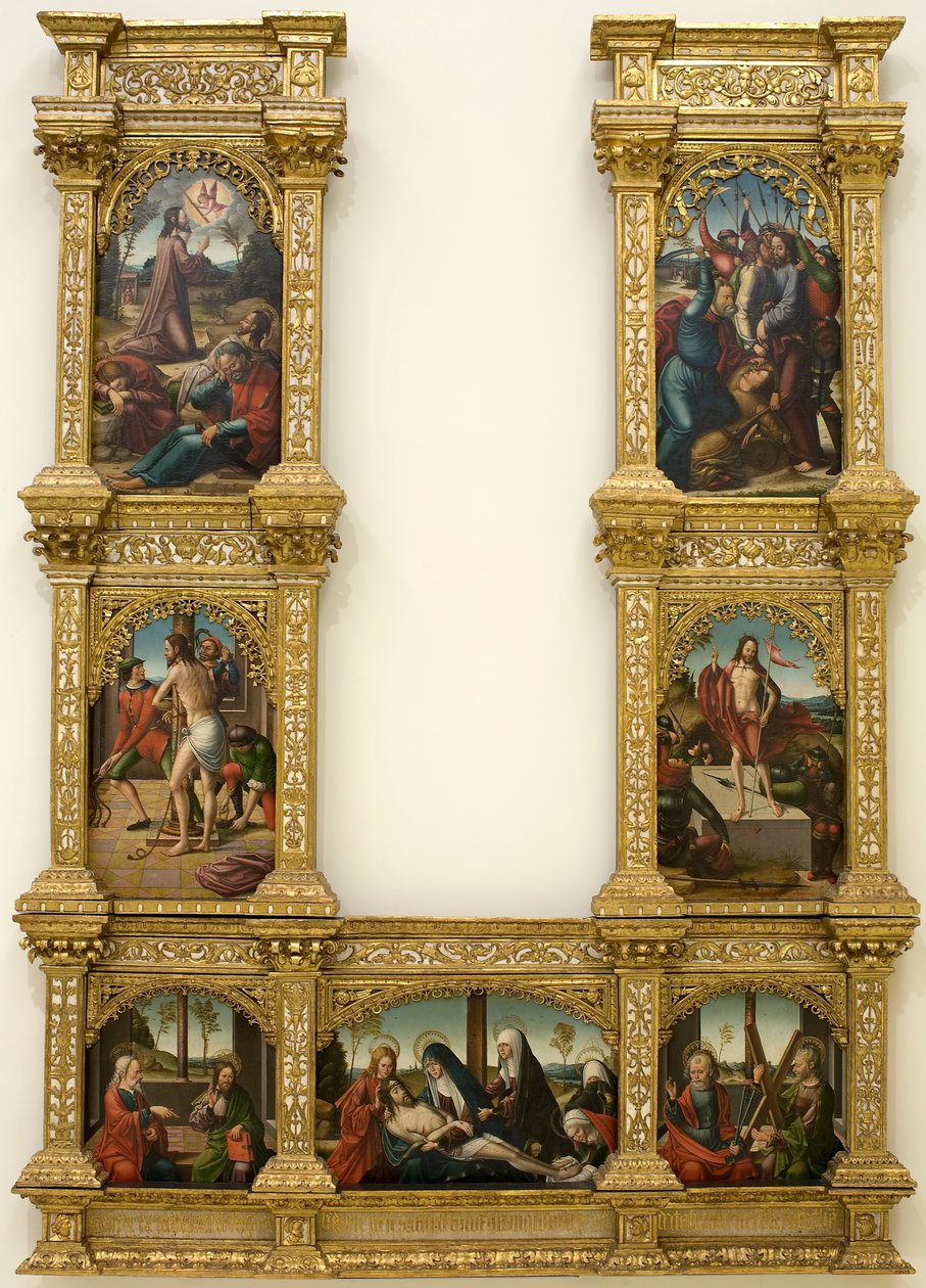 मसीह के जुनून की Altarpiece द्वारा Astorga के मास्टर