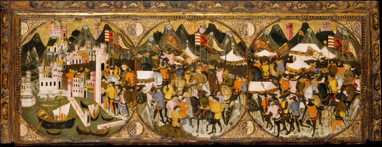 दुरज्जो के चार्ल्स द्वारा नेपल्स की विजय, 1381-82। द्वारा Durazzo . के चार्ल्स के मास्टर