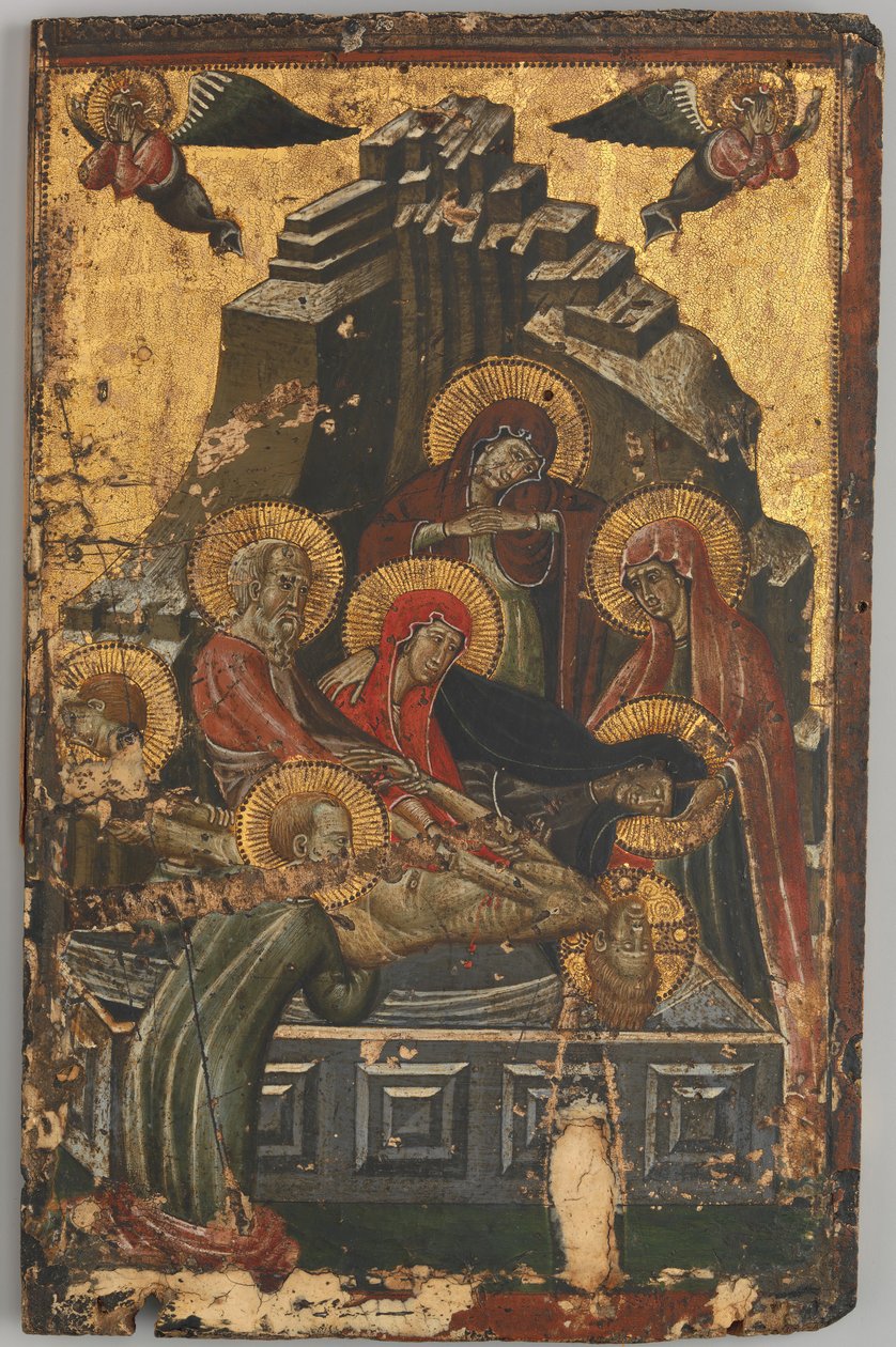 Entombment, पहली छमाही 14 वीं सदी। द्वारा Forli . के मास्टर