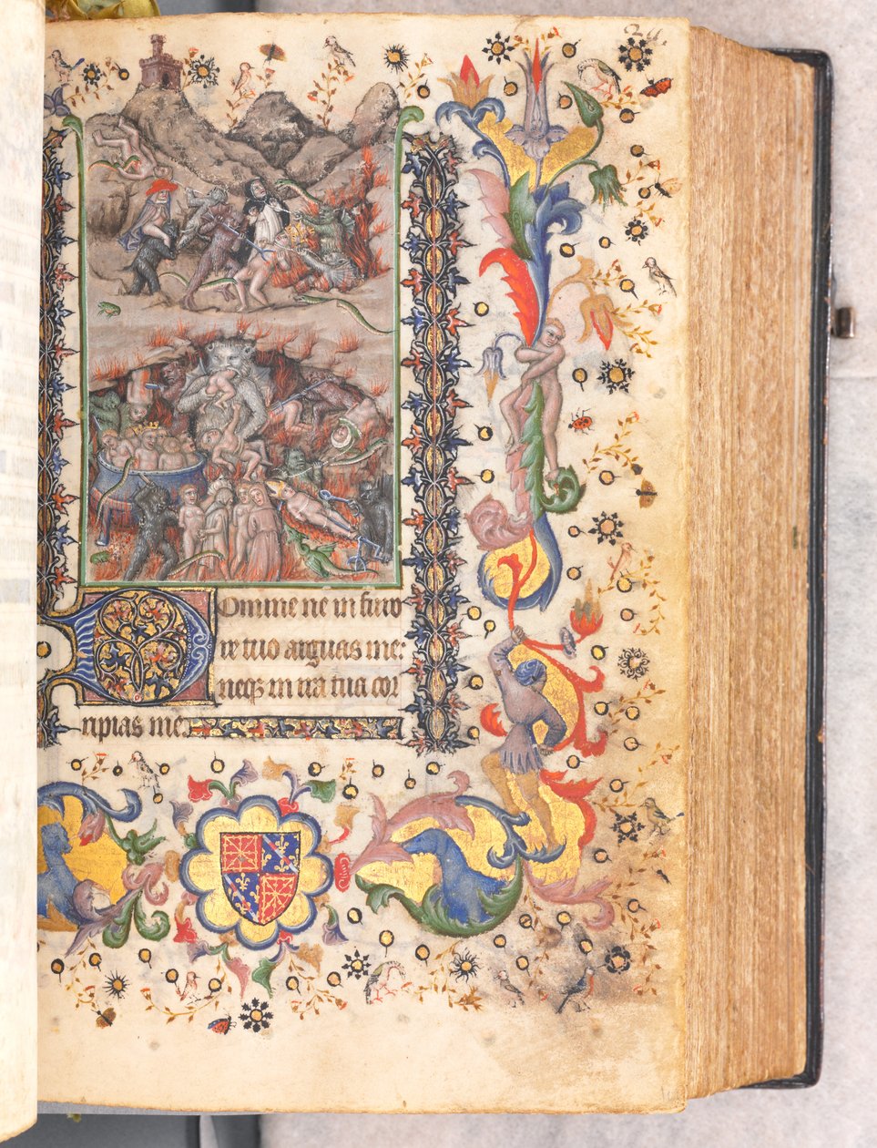 ऑवर्स ऑफ द चार्ल्स नोबल, किंग ऑफ नवरे 1361-1425: फॉल। 106r, अंतिम निर्णय, सी। 1405। द्वारा ब्रसेल्स के प्रारंभिक और एसोसिएट्स के मास्टर