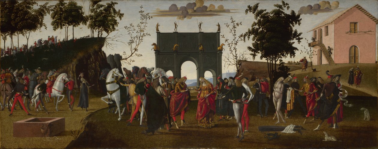 ग्रिसलडा की कहानी। भाग I: विवाह, c.1490-1495 द्वारा ग्रिसलडा की कहानी के मास्टर