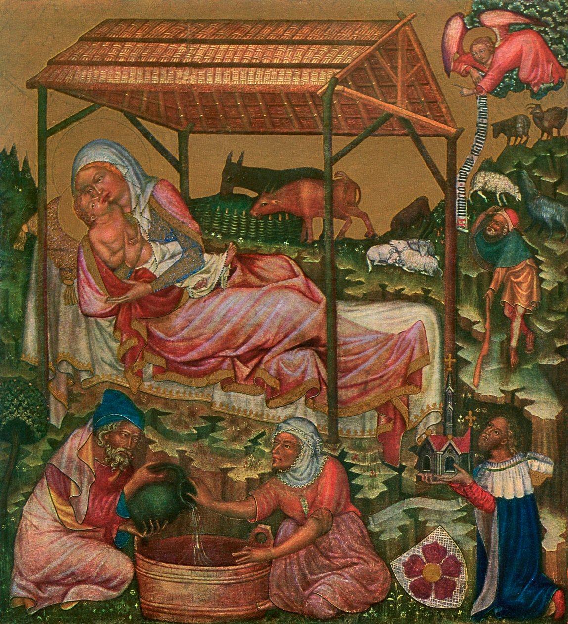 क्राइस्ट का जन्म, c1350 1955 द्वारा Vyssi Brod Altar के मास्टर