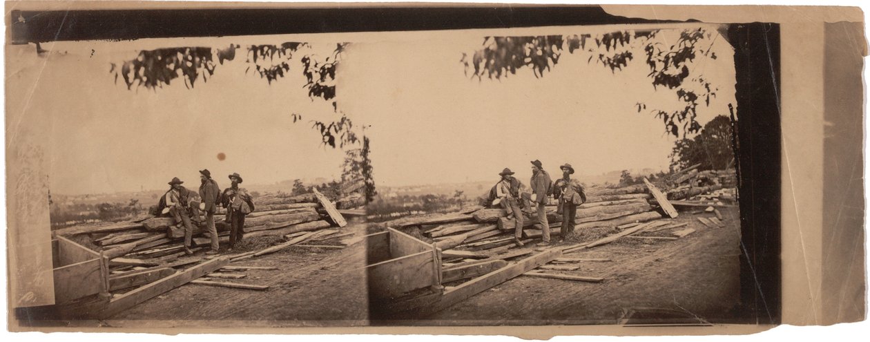 3 रीब प्रिस [ऑनर्स] बी के पीछे [फिर से काम करता है], 1863 (सीपिया फोटो) द्वारा मैथ्यू बी ब्रैडी