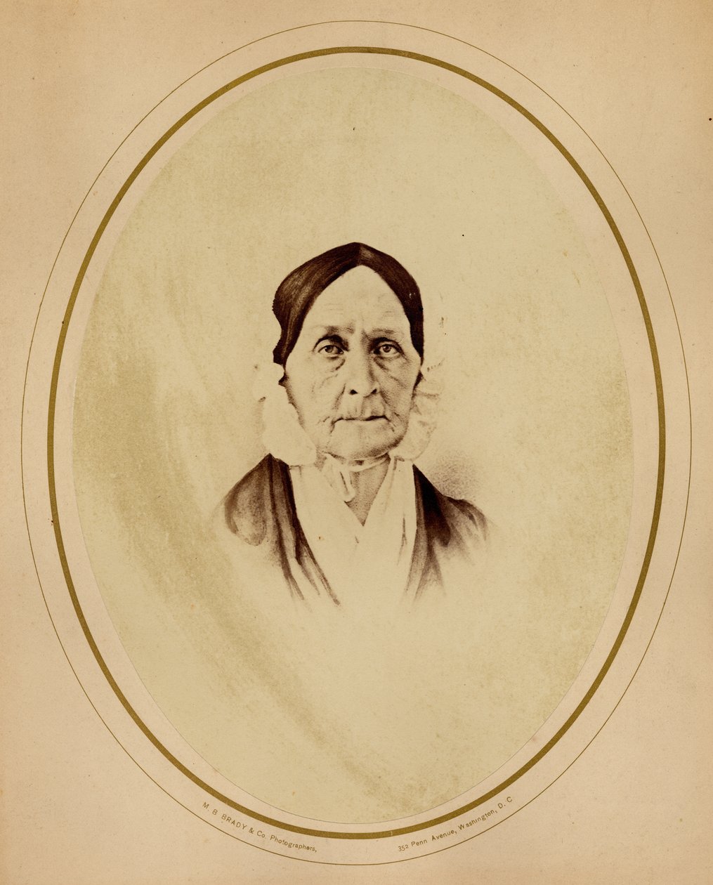 बारबरा फ्रैचेसी (1766-1862), सिविल वार के दौरान संघवादी, जॉन ग्रीनलीफ़ व्हिटियर की एक कविता का विषय (एल्बम प्रिंट) द्वारा मैथ्यू बी ब्रैडी