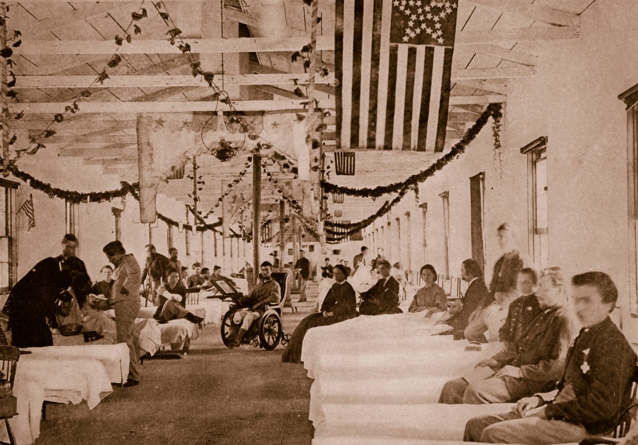 वाशिंगटन, डीसी, 1861-65 के पास सेना अस्पताल द्वारा मैथ्यू बी ब्रैडी
