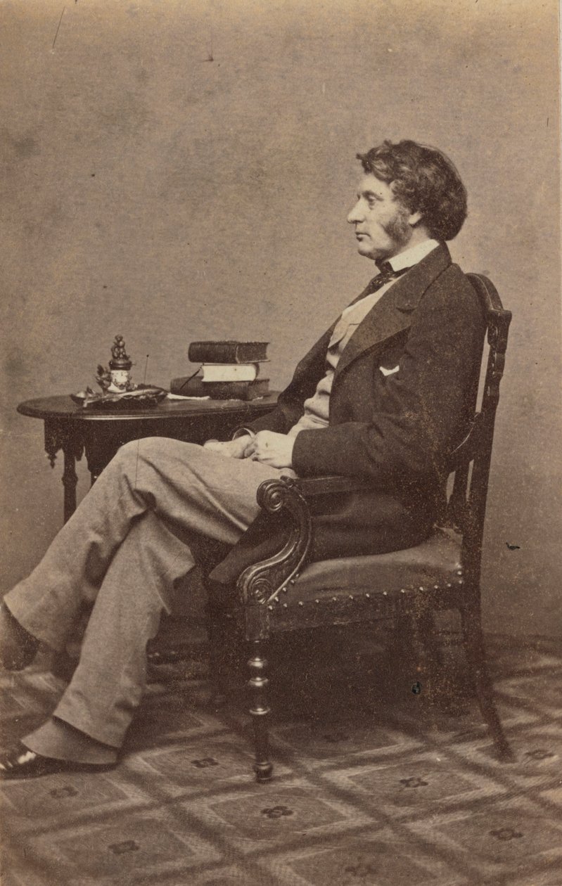 1860 के दशक में चार्ल्स सुमनेर का कार्टे-डे-विज़िट चित्र। द्वारा मैथ्यू ब्रैडी