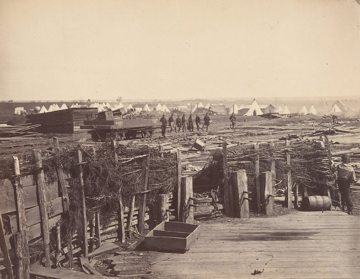 किलेबंदी, मानस, 13वें मास, 1862 द्वारा अधिकृत। द्वारा मैथ्यू ब्रैडी