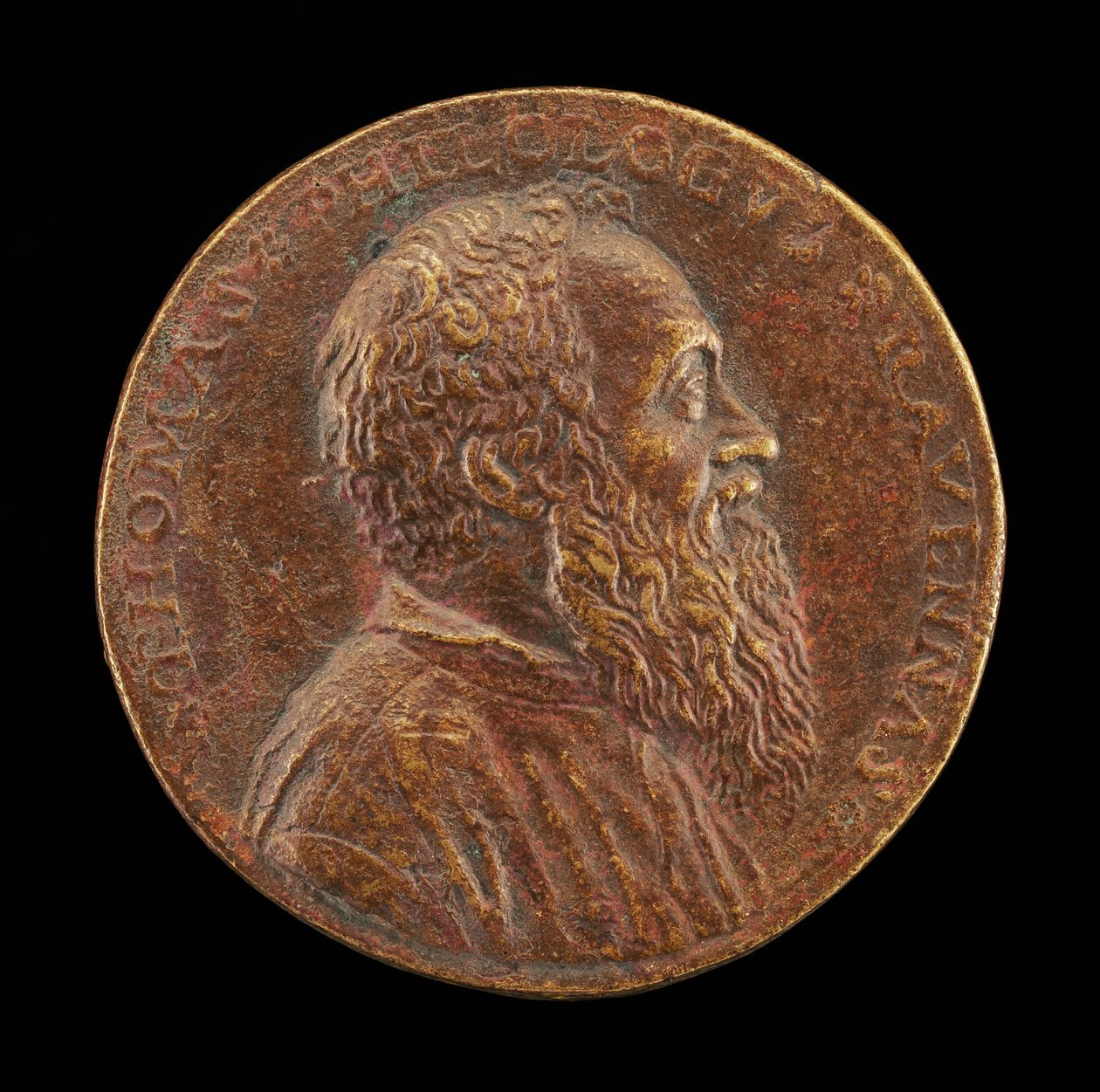 टोमासो रंगोन, 1493-1577, रेवेना के चिकित्सक [विपरीत], 1562। द्वारा मत्तो पगानी