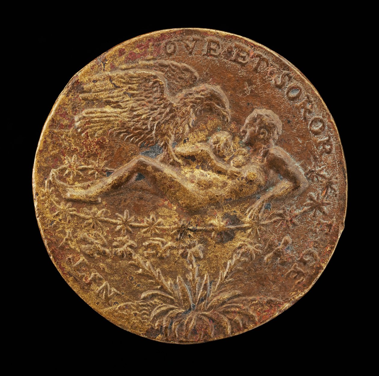 जुपिटर एक ईगल के रूप में शिशु हरक्यूलिस को जूनो [रिवर्स], 1562 में लाता है। द्वारा माटेओ पैगानो