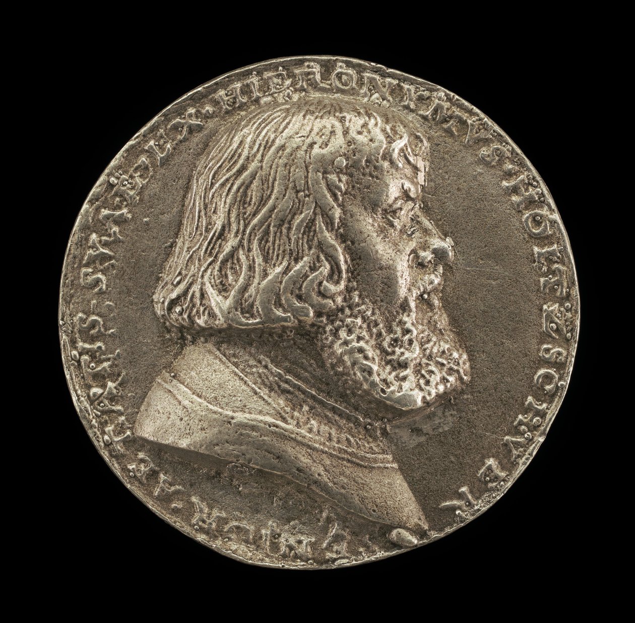 Hieronymus Holzschuher, 1469-1529, नूर्नबर्ग के पेट्रीशियन [सामने], 1529। द्वारा मैथेस गेबेल