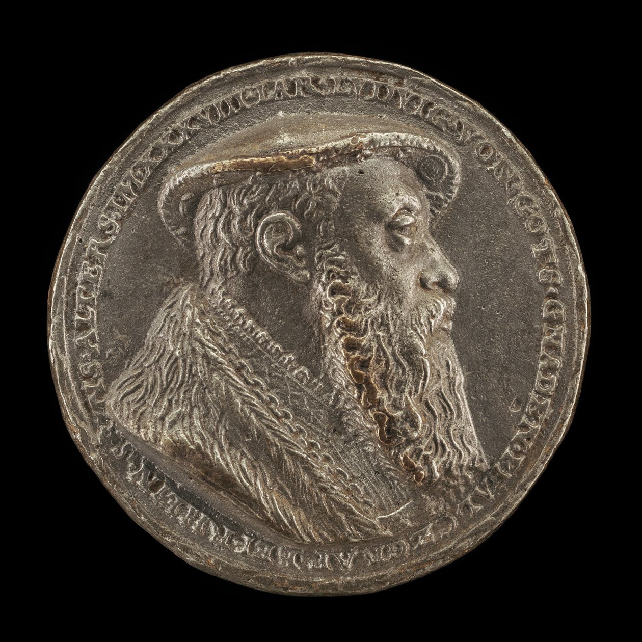 लुडविग एक्स, 1495-1545, बवेरिया के ड्यूक 1514 [सामने], 1535। द्वारा मैथेस गेबेल