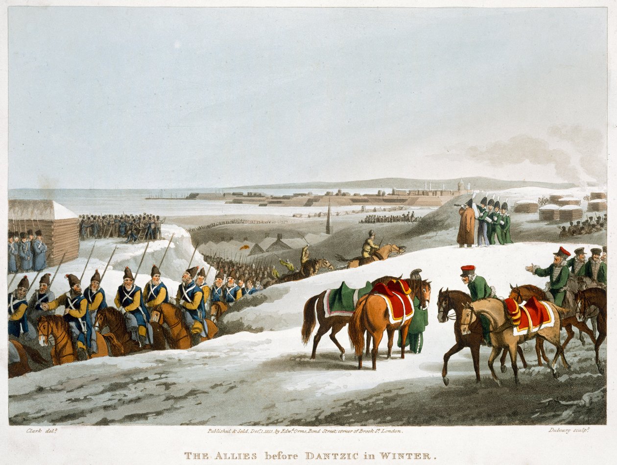 डेंटज़िक इन विंटर से पहले मित्र राष्ट्र, 1818 द्वारा मैथ्यू डबबर्ग