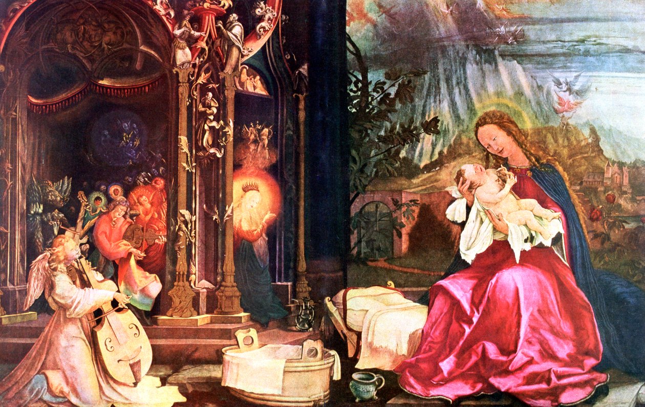 इसेनहेम के एंटोनिन्स का जन्म, c1490-1528 द्वारा मथायस ग्रुएनवाल्ड