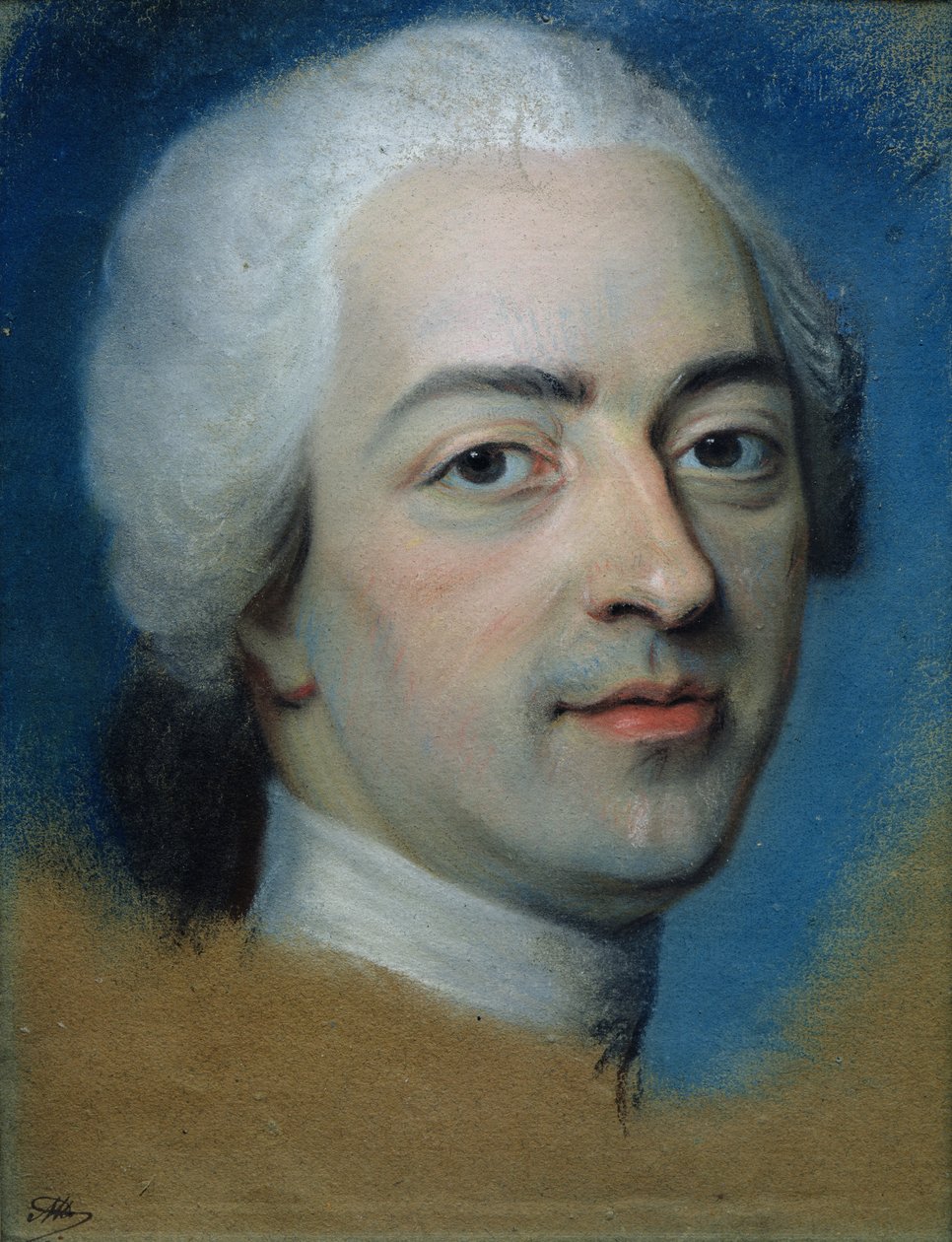 लुई XV (1710-74) फ्रांस और नावर्रे के राजा, 1730 के बाद (कागज़ पर पेस्टल) द्वारा मौरिस क्वेंटिन डी ला टूर