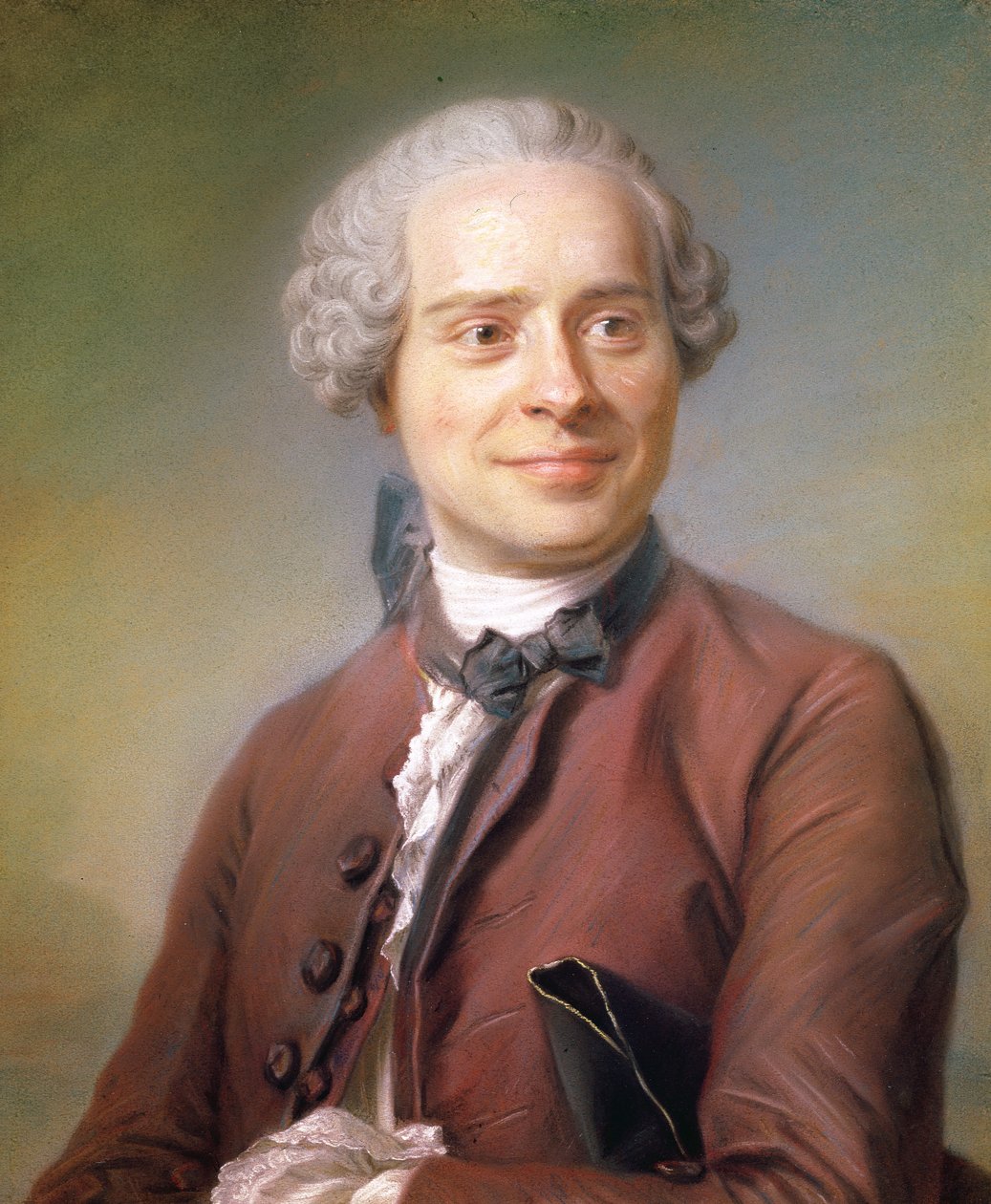 फ्रांसीसी दार्शनिक, लेखक और गणितज्ञ, जीन ले रोंड डिएलबर्ट (1717 - 1783), 1753 (कागज पर पेस्टल) द्वारा मौरिस क्वेंटिन डी ला टूर