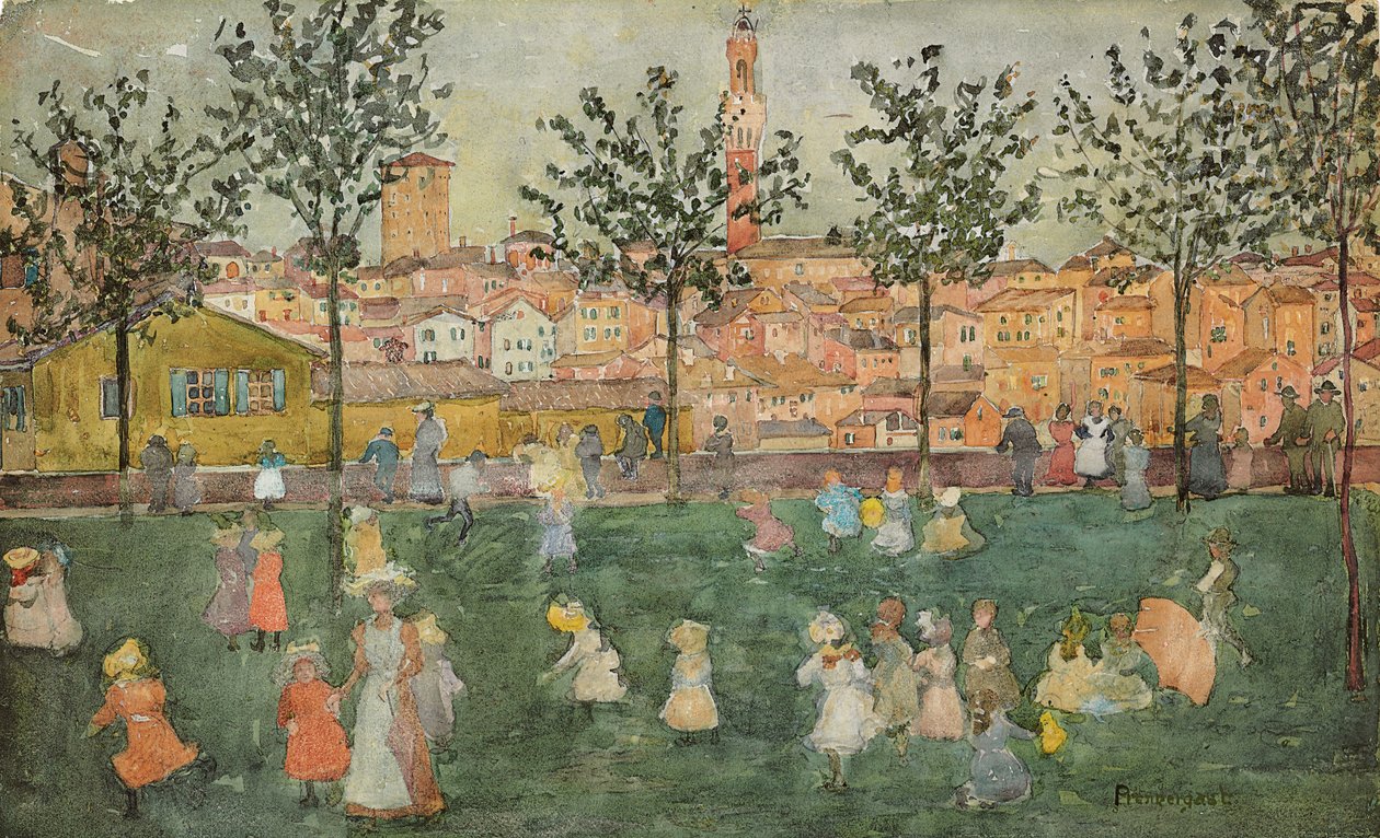सिएना, c.1898-99 द्वारा मौरिस ब्राजील प्रेंडरगैस्ट
