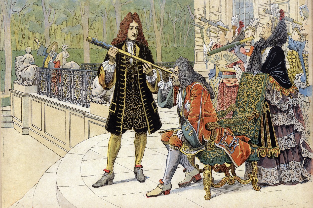 जैक्स कैसिनी डिट कैसिनी II (1677-1756) द्वारा सहायता लुई XIV dit le King Soleil (किंग सोलेल या लुई द ग्रेट द्वारा मौरिस लेलोइर