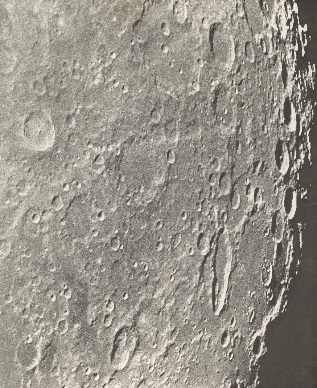चंद्र फोटोग्राफ ब्लैंकैनस - टाइको - शिलर, 1899 द्वारा मौरिस लोवी