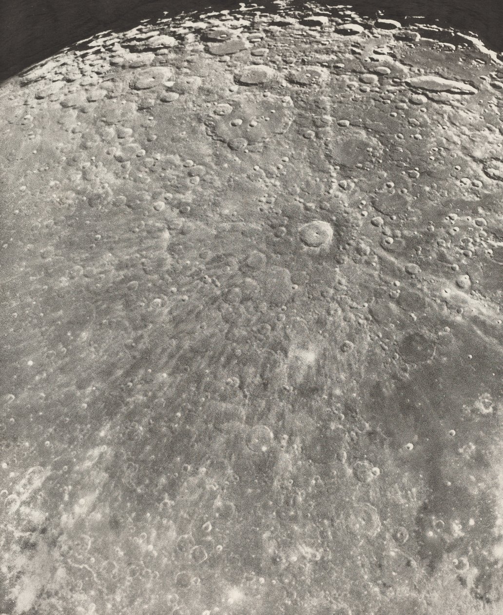 टायको से चंद्र विकिरण की तस्वीर - आरोही चरण, 1899 द्वारा मौरिस लोवी