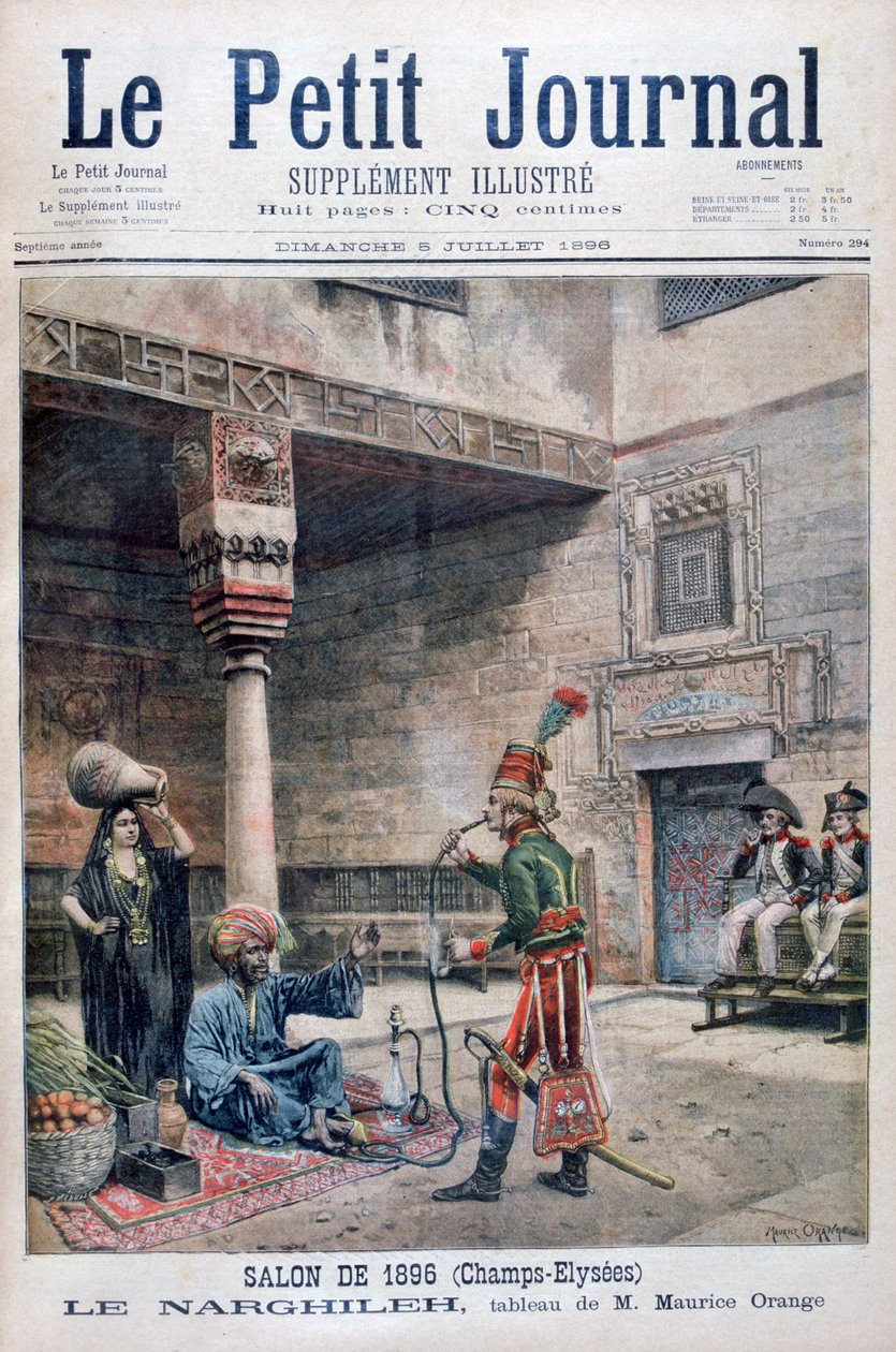 'द नारगुइलेह', मिस्र, 1896 द्वारा मौरिस ऑरेंज