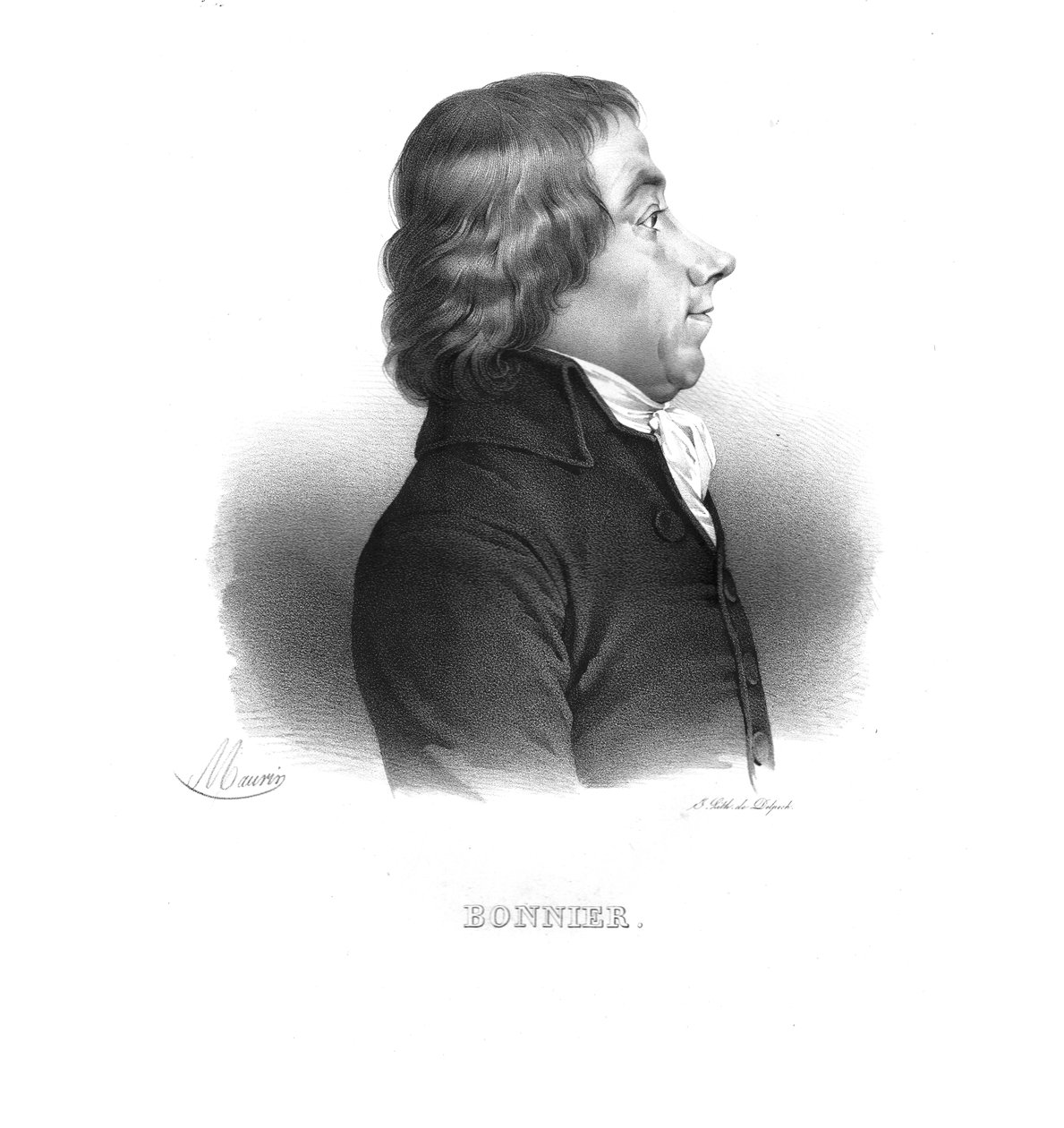 Ange-gelisabeth-Louis-Antoine Bonnier, c1820s द्वारा Maurin