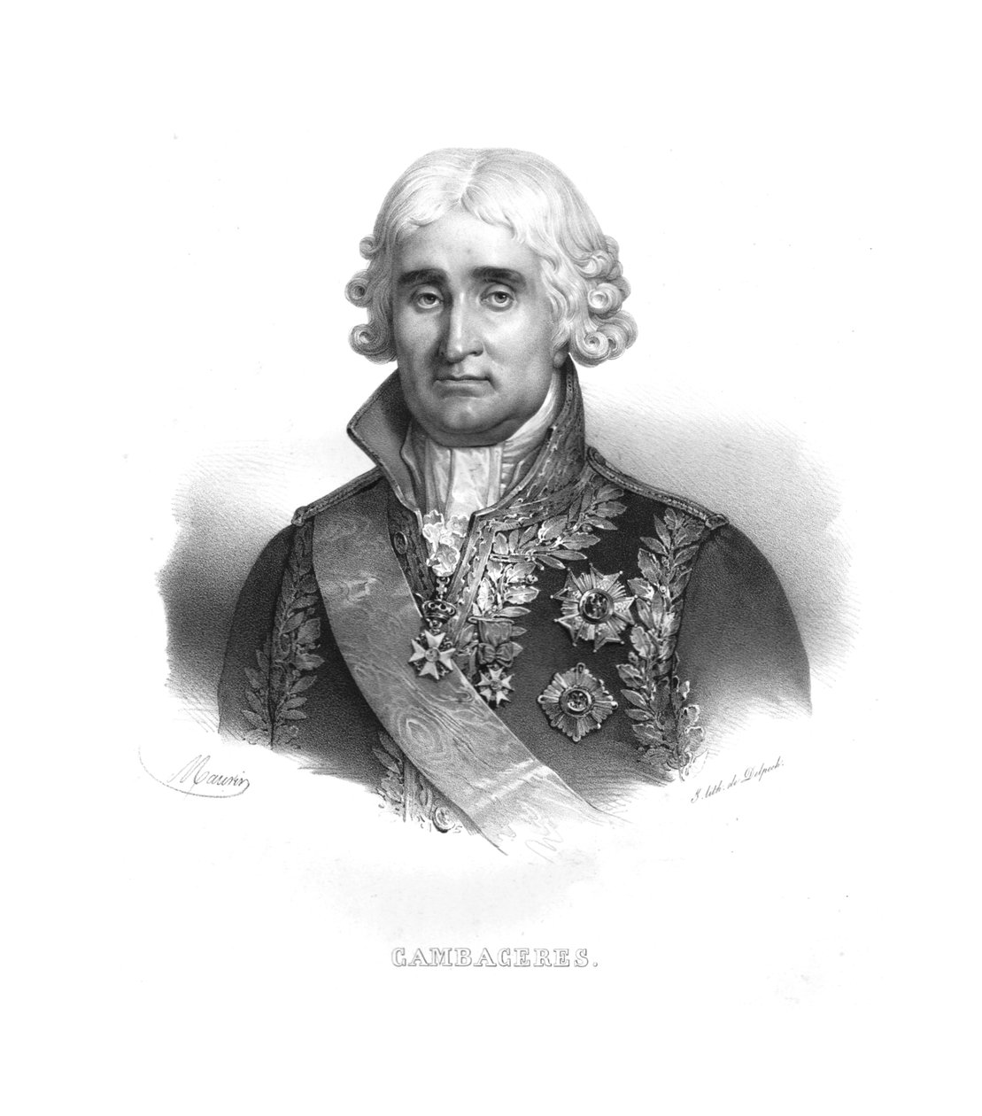 जीन जैक्स रेजिस डे कैम्बेसर्स, c1820s द्वारा Maurin