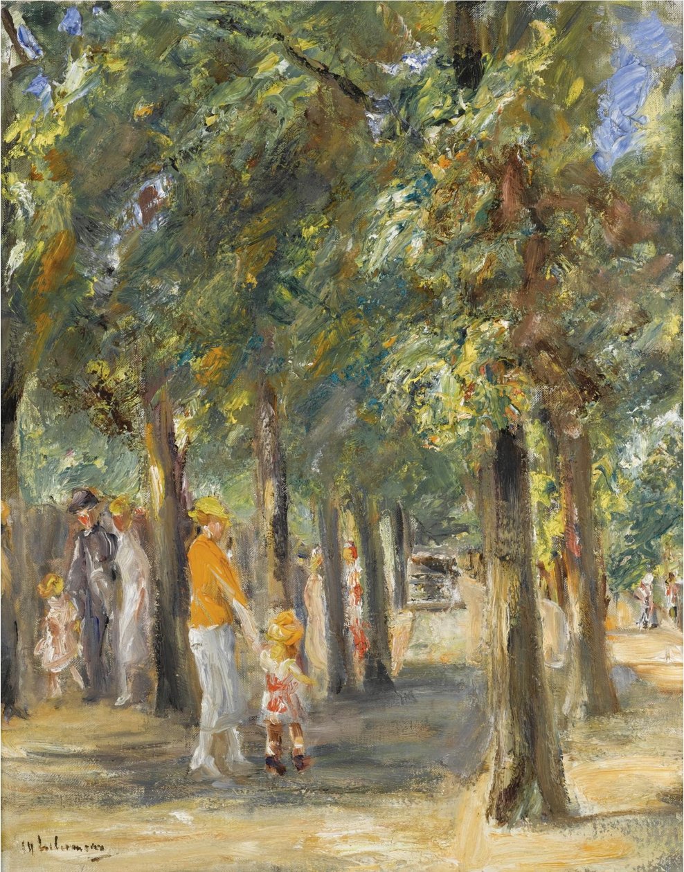 Tiergarten दृश्य द्वारा मैक्स लिबरमैन