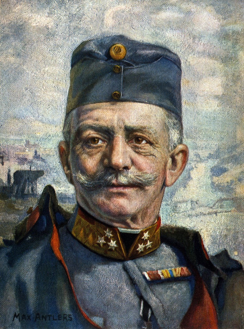 कॉनराड वॉन हॉटज़ेंडोर्फ (1852-1925) का पोर्ट्रेट, ऑस्ट्रो-हंगेरियन आर्मी का मारेचल ”(ड्राइंग) द्वारा मैक्स एंटलर