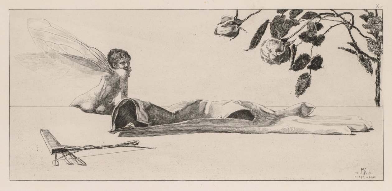 ए ग्लोव: लव, 1880। द्वारा मैक्स क्लिंगर