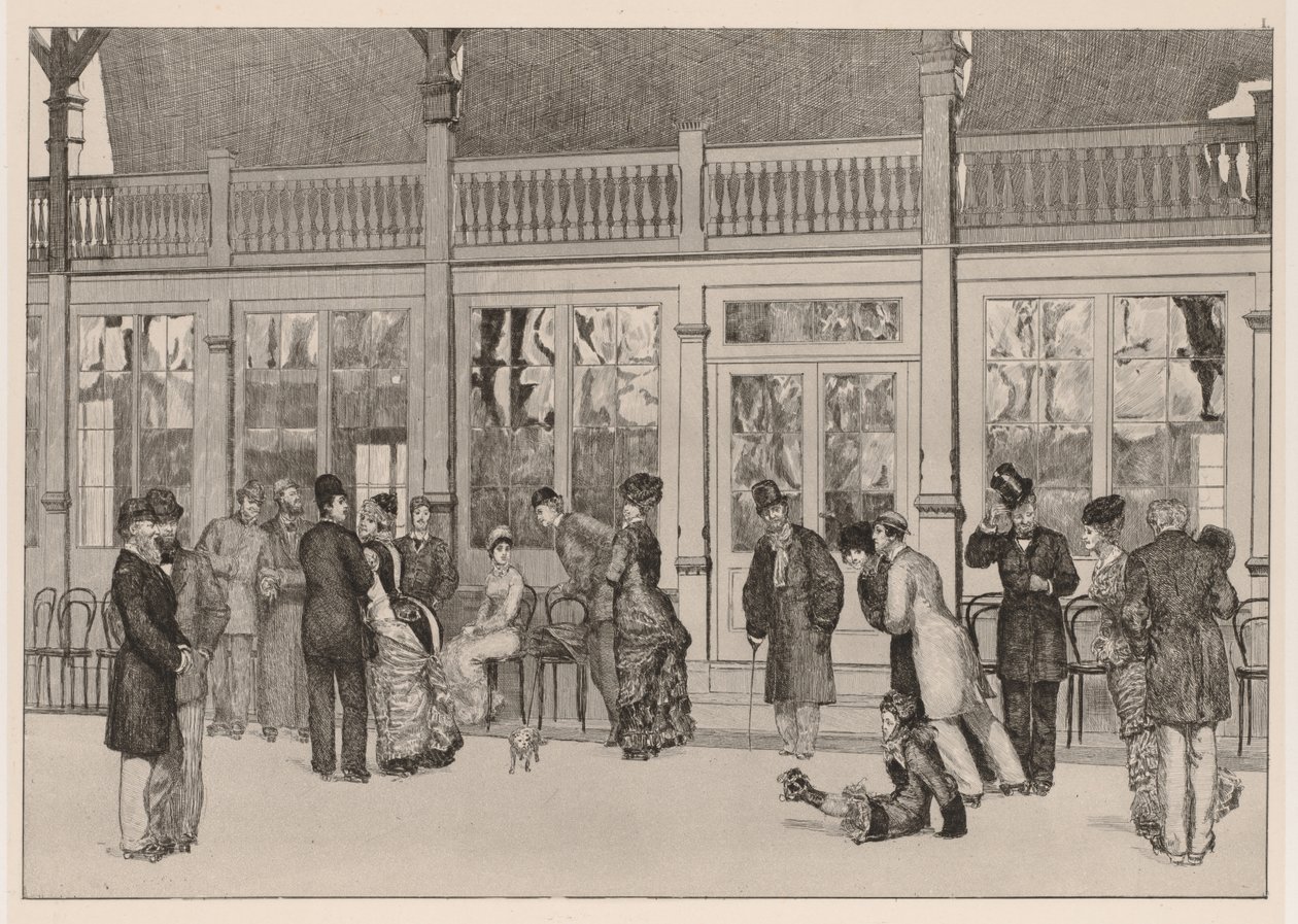 ए ग्लोव: द लोकेल, 1880। द्वारा मैक्स क्लिंगर