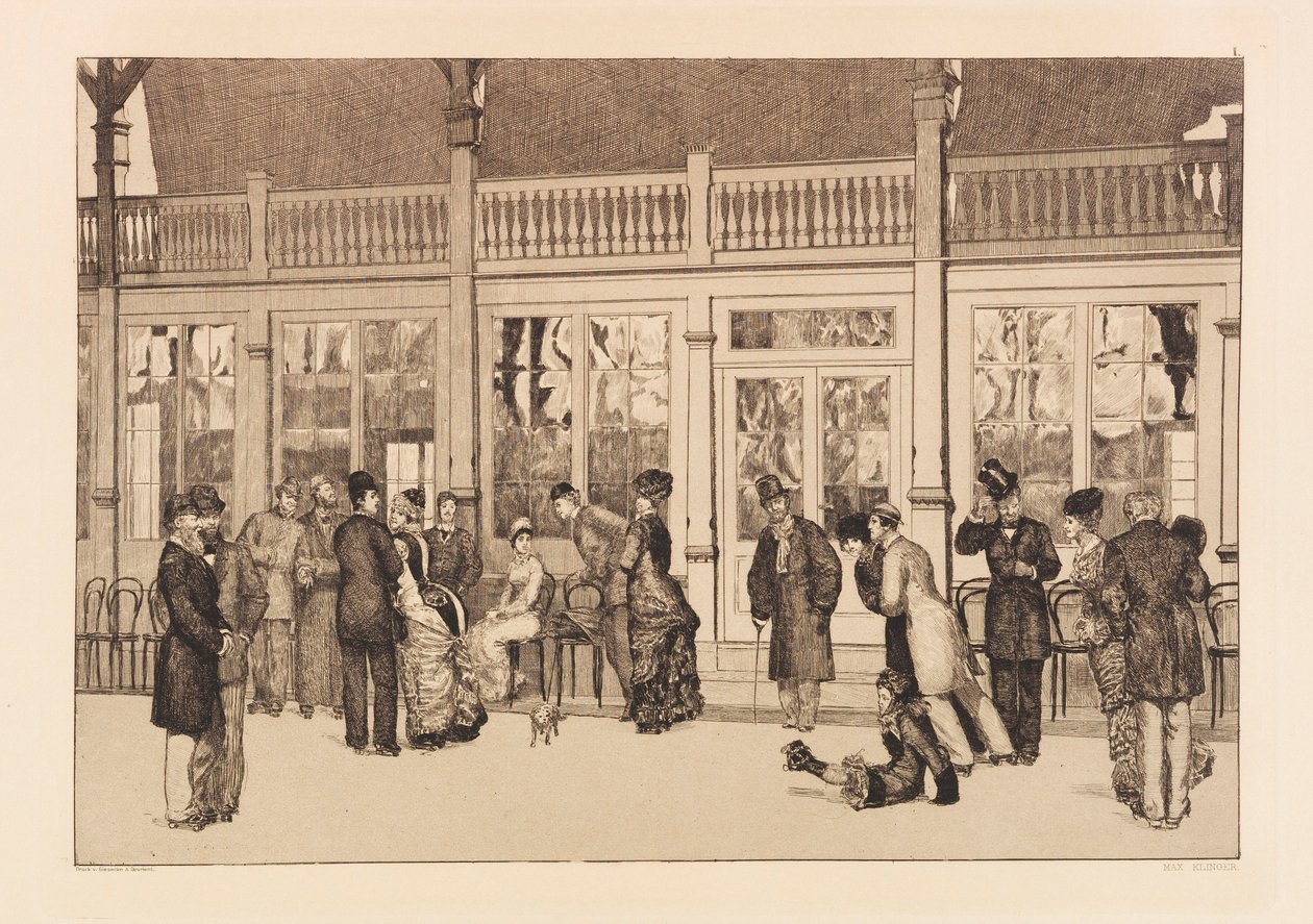 ओपस VI, पैराफ्रेज ऑन द फाइंडिंग ऑफ ए ग्लोव से, 1881। द्वारा मैक्स क्लिंगर