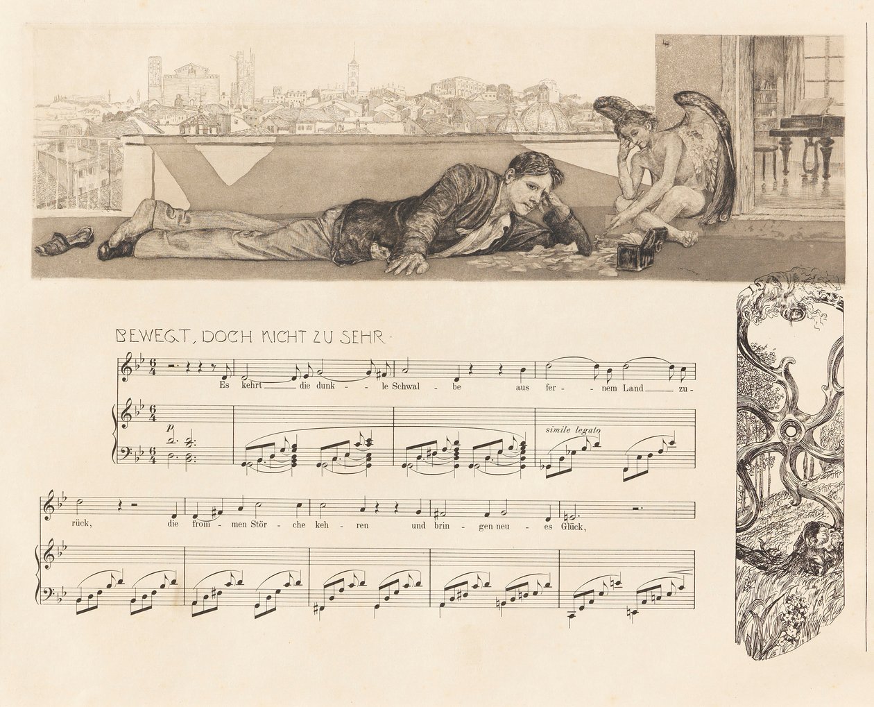 ओपस XII, ब्राह्स फैंटसी, 1894। द्वारा मैक्स क्लिंगर