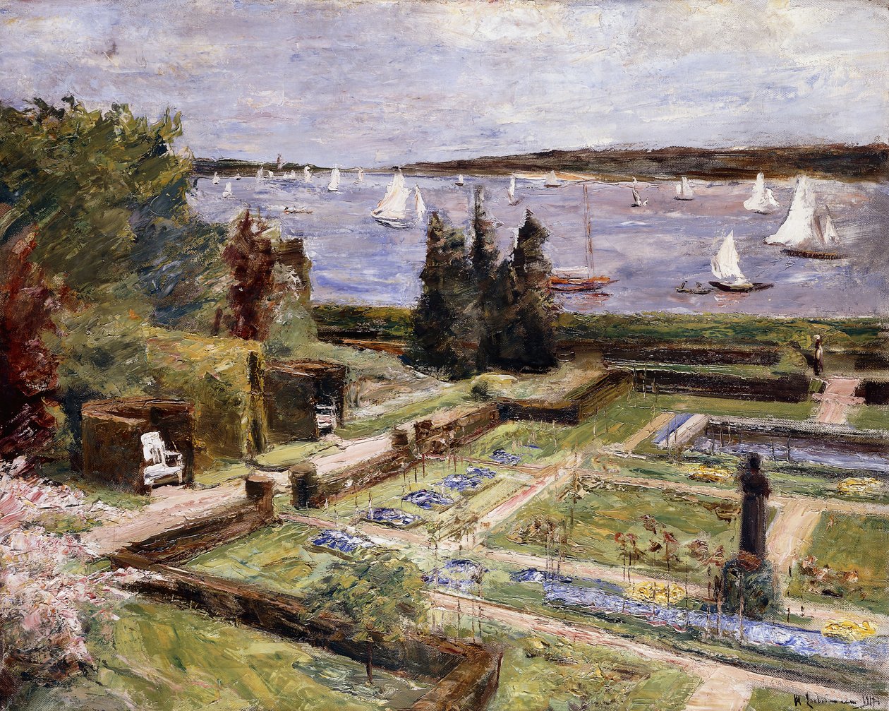 वान्सी नदी द्वारा अर्नहोल्ड परिवार का उद्यान; Wannseegarten der Familie अर्नोल्ड, 1911 द्वारा मैक्स लिबरमैन