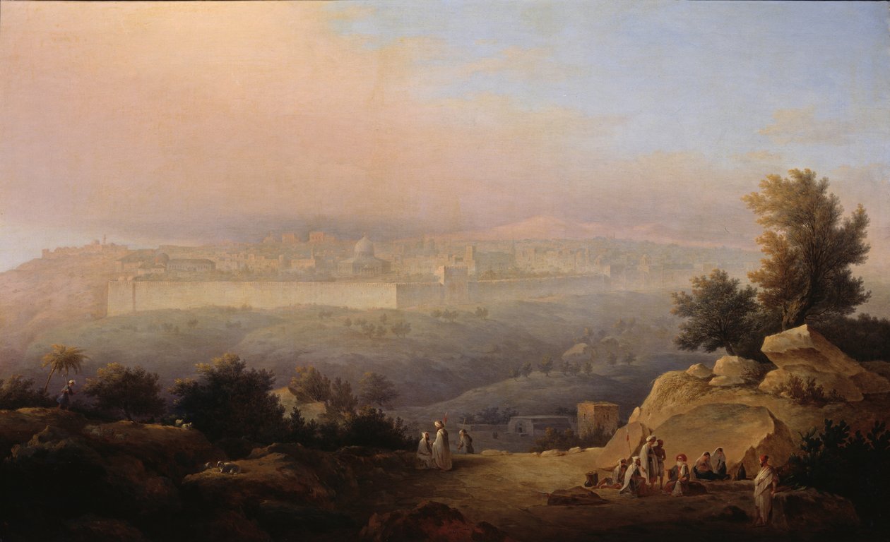 जेरूसलम, 1849 द्वारा मैक्सिम निकिफोरोविच वोरोबयेव
