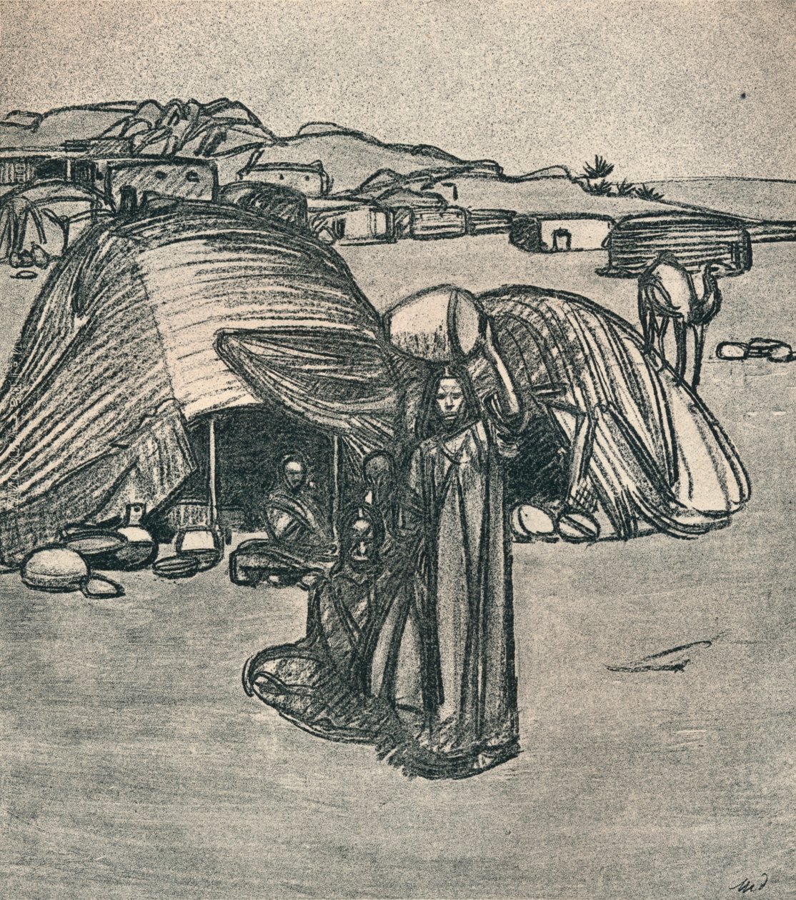 पोर्ट्स डू डेसर में, c1920, 1923 द्वारा मैक्सिम पियरे जूल्स डेथोमास