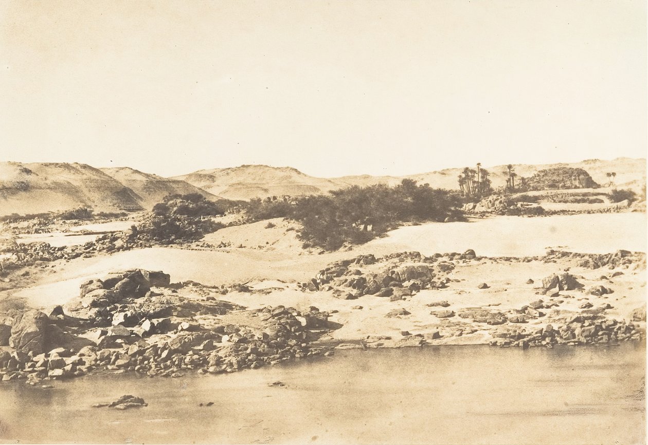 असवान के निकट प्रथम मोतियाबिंद का प्रवेश, 1849-50 द्वारा मैक्सिम डू कैंप