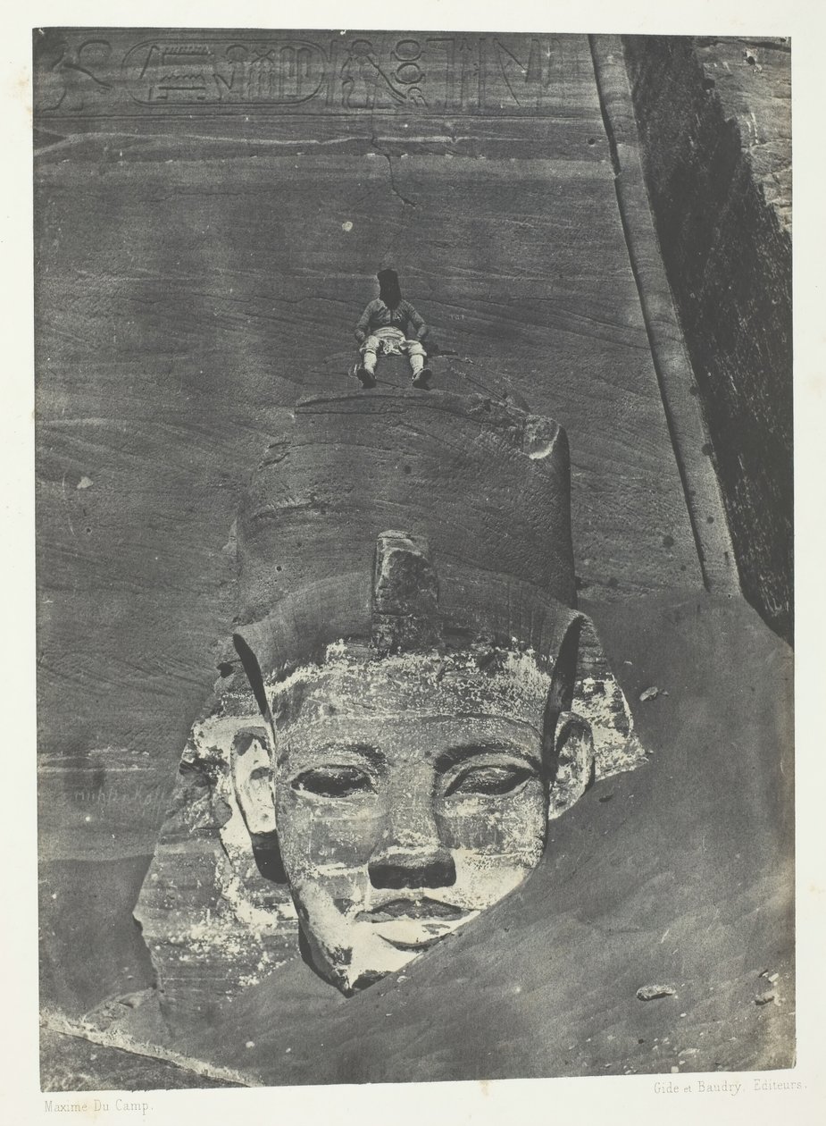 Ibsamboul, Spéos De Phrè का पश्चिमी कोलोसस, नूबिया, 184951, 1852 में छपा। द्वारा मैक्सिम डू कैंप