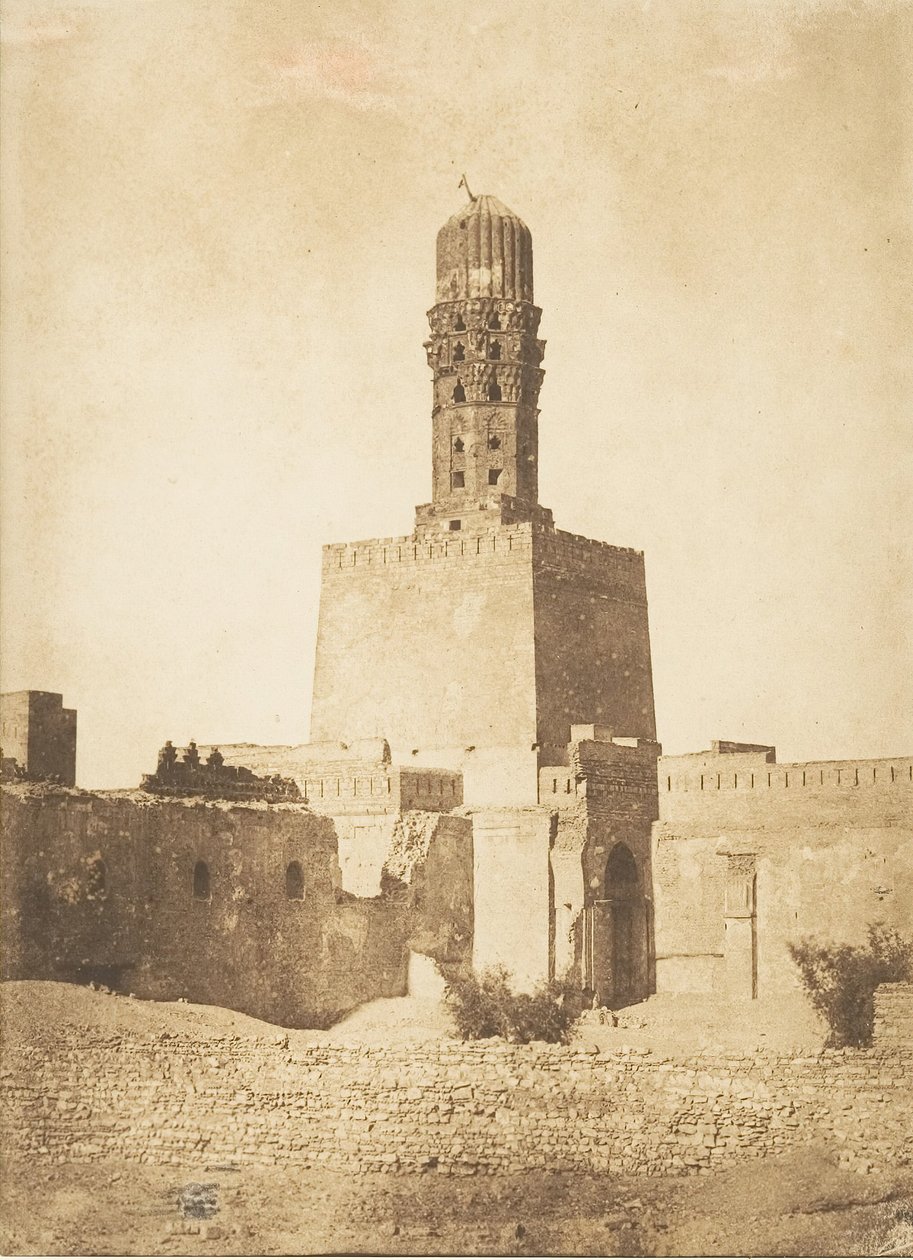 मीनार ओरिएंटल डे ला मॉस्क्यू डू खलीफ रेफरी, औ कैरे, 27 दिसंबर, 1849। द्वारा मैक्सिम डू कैंप