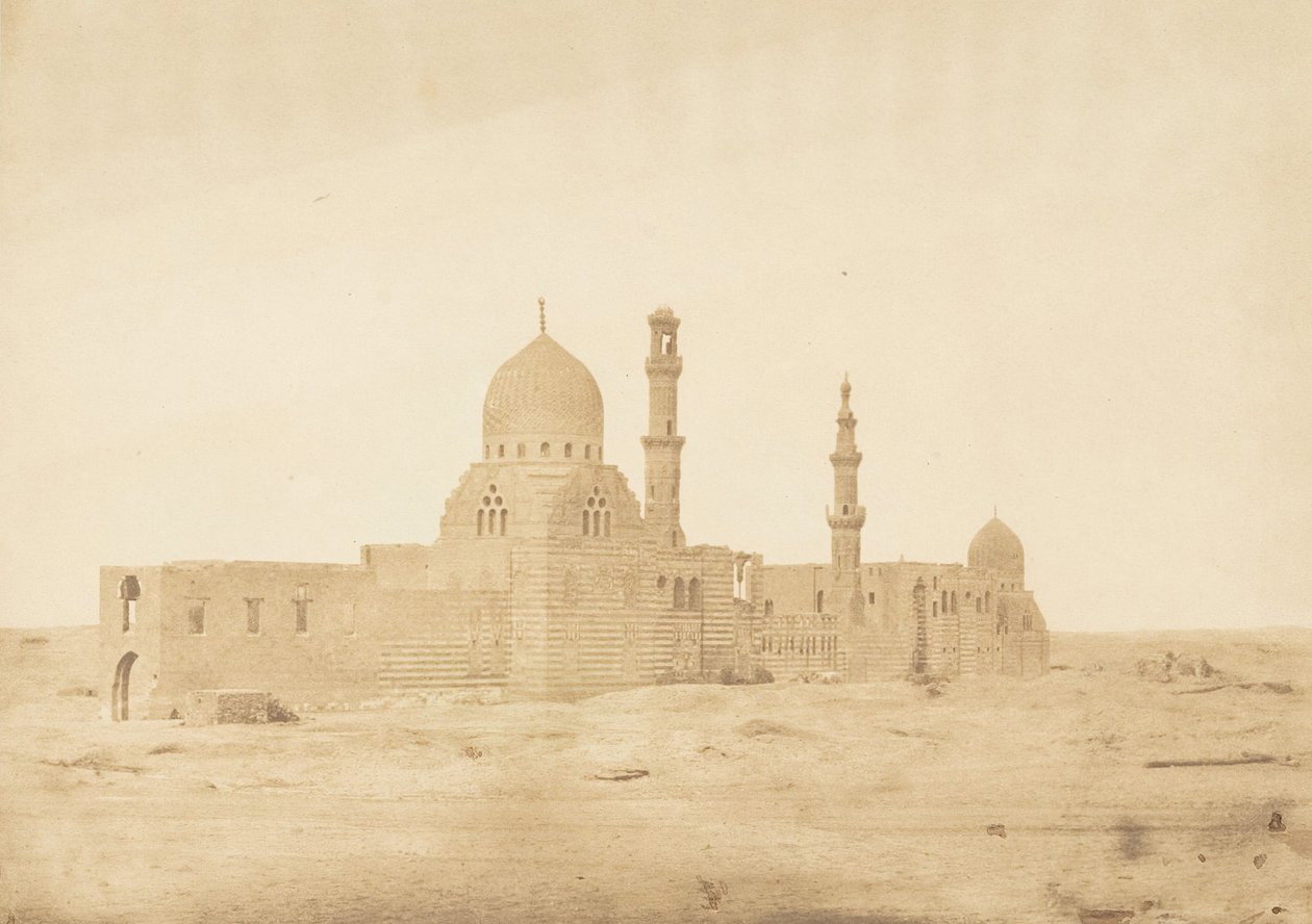 मस्जिद और अयूबाइट्स का मकबरा, काहिरा में, दिसंबर 1849-जनवरी 1850। द्वारा मैक्सिम डू कैंप