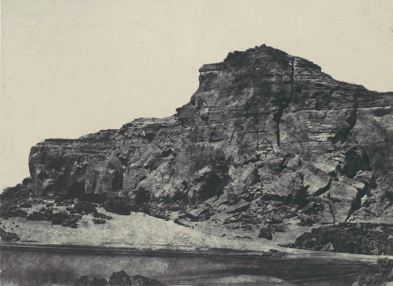 नूबिया। दूसरा मोतियाबिंद। Dgebel-Abouoir, 1850। द्वारा मैक्सिम डू कैंप