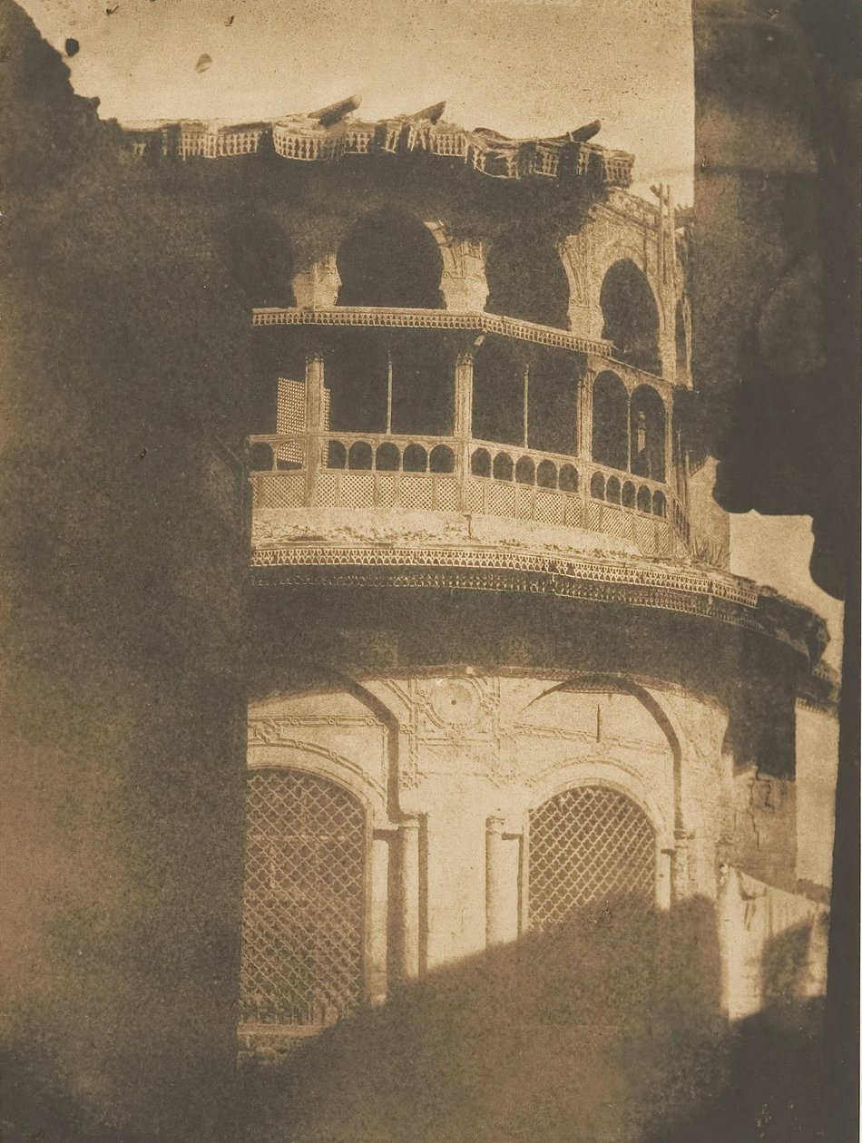 सिबिल या फाउंटेन एंड स्कूल ऑफ सौक-एल-असर, काहिरा, दिसंबर 1849-जनवरी 1850। द्वारा मैक्सिम डू कैंप