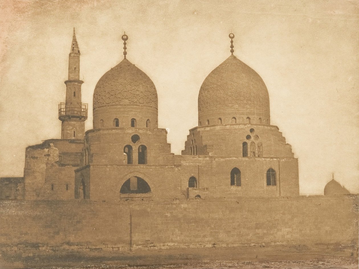 सुल्तान अल-गौरी का मकबरा, काहिरा में, दिसंबर 1849-जनवरी 1850। द्वारा मैक्सिम डू कैंप