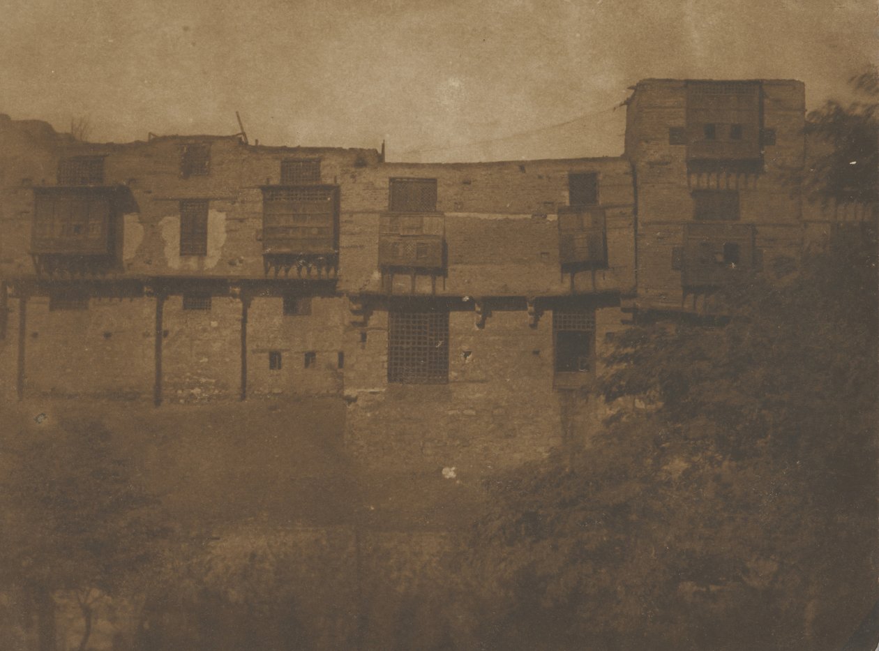 [मिस्र का दृश्य], 1849-51। द्वारा मैक्सिम डू कैंप