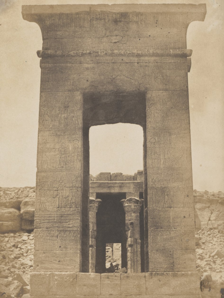 [मिस्र का दृश्य], 1849-51। द्वारा मैक्सिम डू कैंप